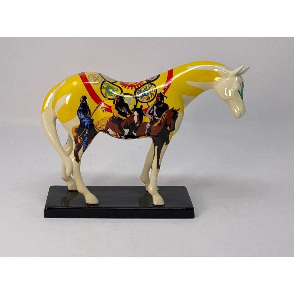 Trail of Painted Ponies 'Unity' Horse 1E/6586 Yellow Native American Art